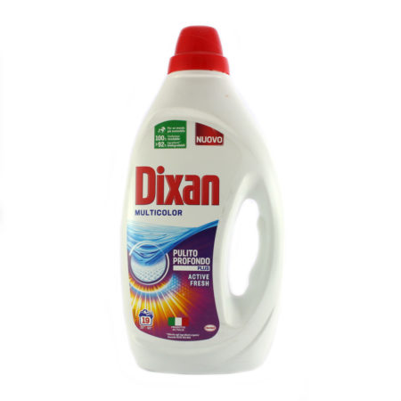 Detersivo per bucato liquido Dixan colore 19 lavaggi ml.950