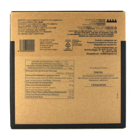 Pasta uovo Filotea tagliatelle gr.250 - immagine 2