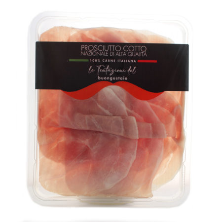Prosciutto cotto a fette 100% italiana Linea le Tentazioni del Buongustaio gr.120