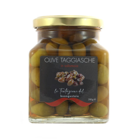 Olive taggiasche in salamoia gr.180 sgocciolato Linea Le Tentazioni del Buongustaio