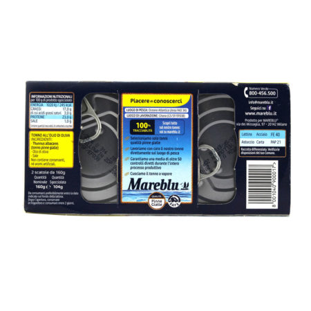 Tonno olio oliva Mareblu gr.160x2 - immagine 2