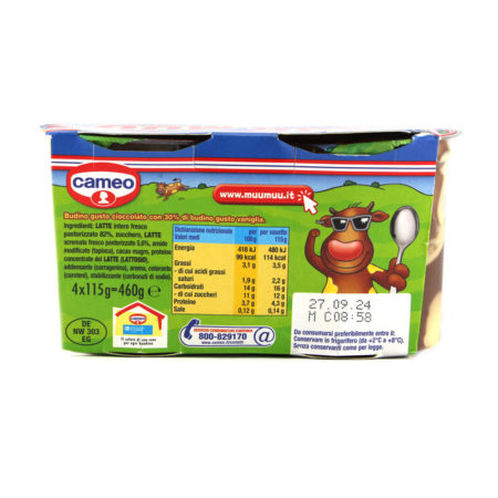 Muu Muu Cameo al cioccolato gr.115x4 - immagine 3