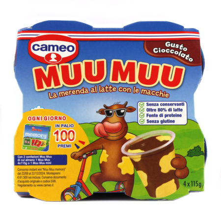 Muu Muu Cameo al cioccolato gr.115x4