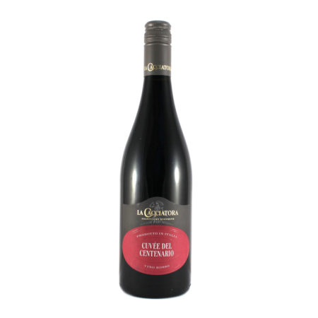 Vino rosso Cuvee del centenario La Cacciatora cl.75