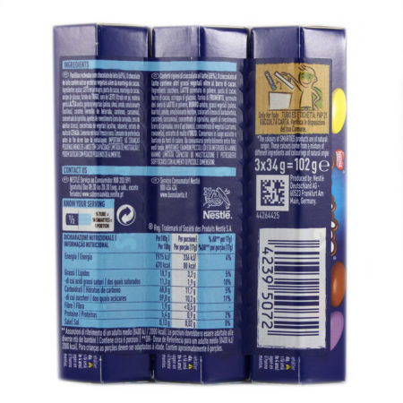 Smarties trio Nestlè gr.102 - immagine 2