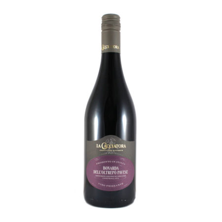 Vino frizzante Bonarda dell'Oltrepò Pavese DOC La Cacciatora cl.75