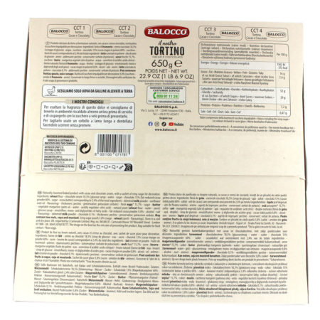 Tortino Balocco cacao e cioccolato gr.650 - immagine 2