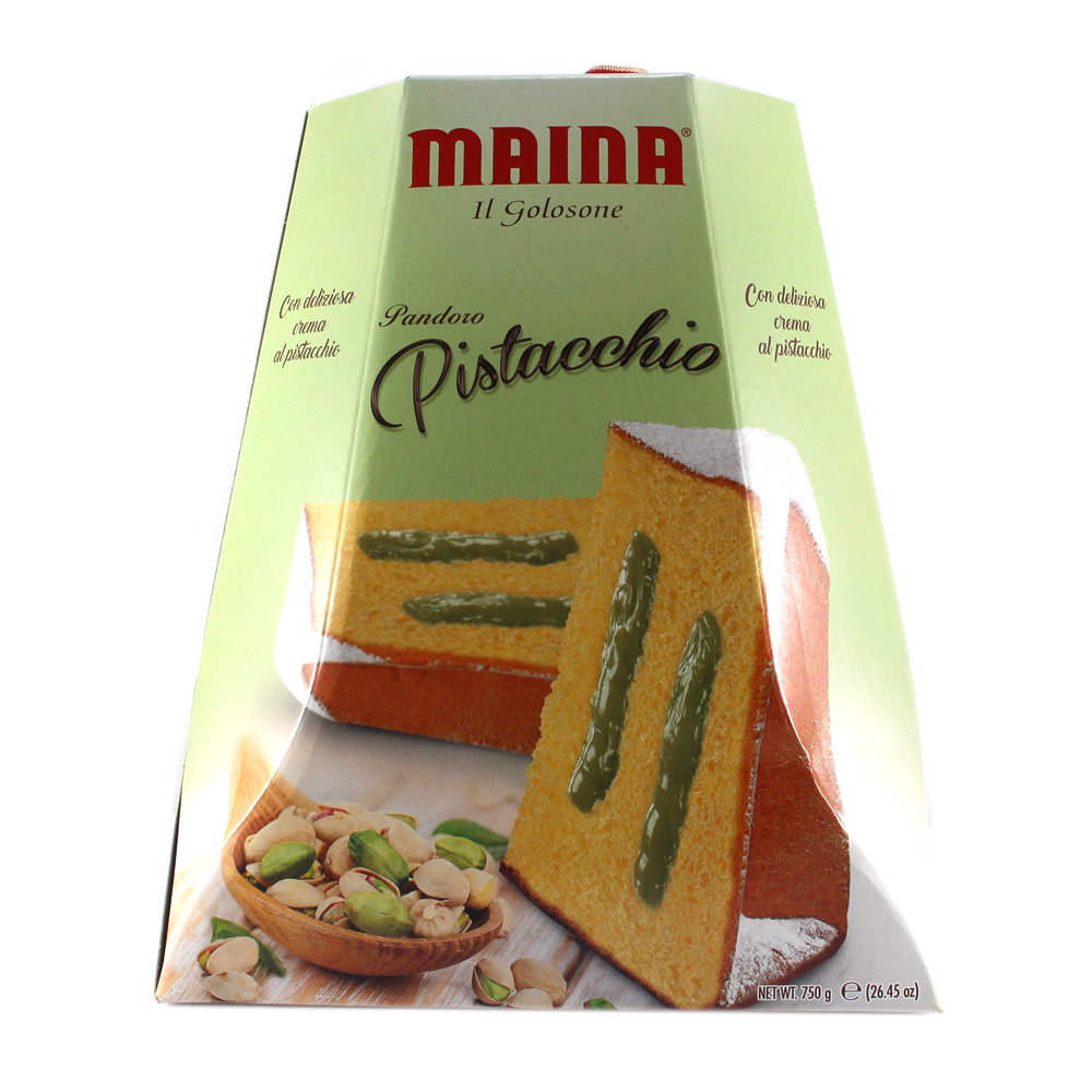 Pandoro Maina Golosone con crema pistacchiolato gr.750