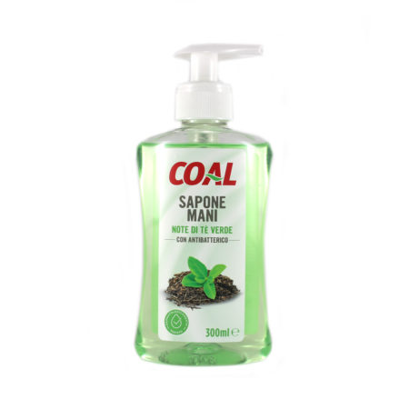 Sapone mani liquido al tè verde con antibatterico ml.300 Linea Coal