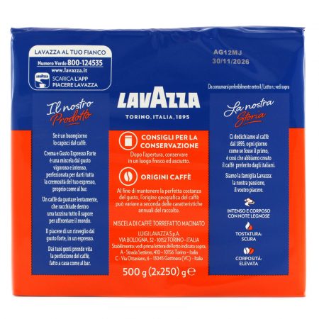 Caffè Lavazza espresso macinato crema e gusto forte gr.250  x 2 - immagine 3