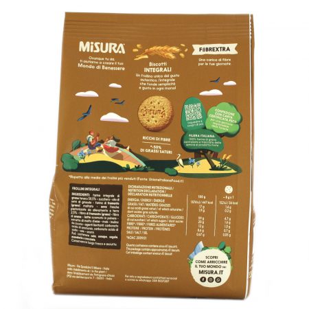Biscotti Misura integrali fibrexa gr.330 - immagine 2