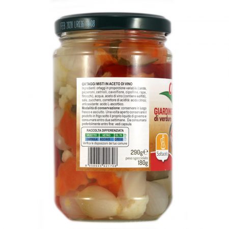 Giardiniera sottaceto gr.290 Linea Coal - immagine 2