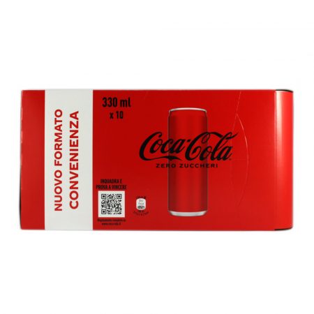 Coca cola zero lattina cl.33x10