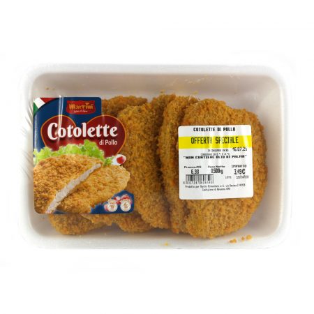 Cotolette pollo Martini gr.500