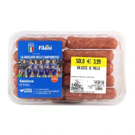 Salsicce di pollo Fileni gr.400
