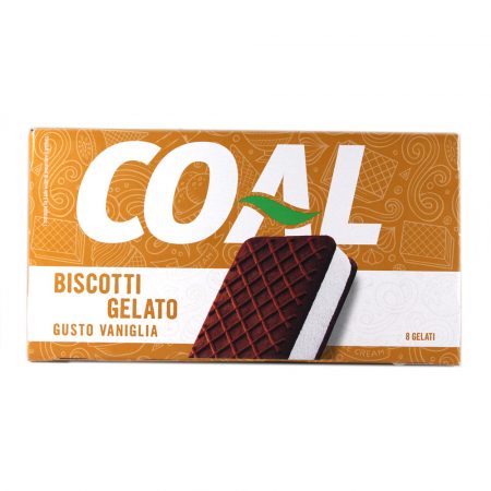 Gelato biscotto alla vaniglia x 8 gr.400 Linea Coal