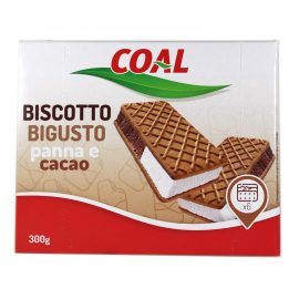 Gelato biscotto bigusto alla panna e cacao x 6 gr.300 Linea Coal