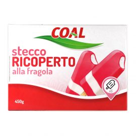 Gelato stecco ricoperto alla fragola x 6 gr.450 Linea Coal