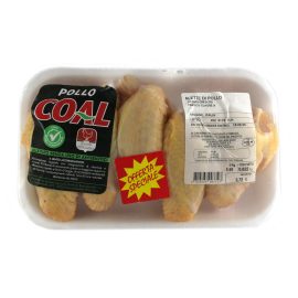 Alette di pollo a lento accrescimento gr.620 Linea Coal