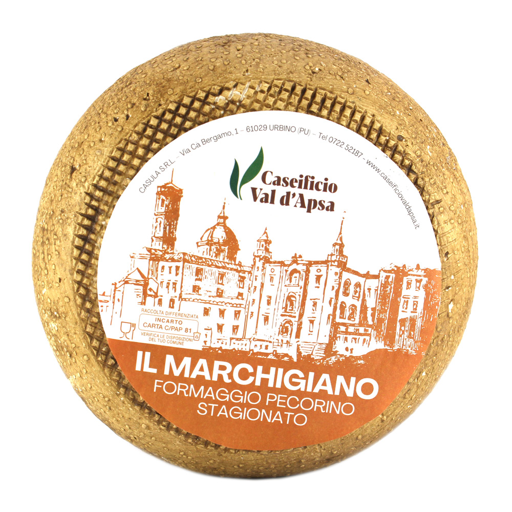 Pecorino stagionato Il Marchigiano Caseificio Val d'Apsa gr.400 circa