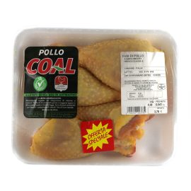 Fusi di pollo a lenta crescita gr.550 Linea Coal
