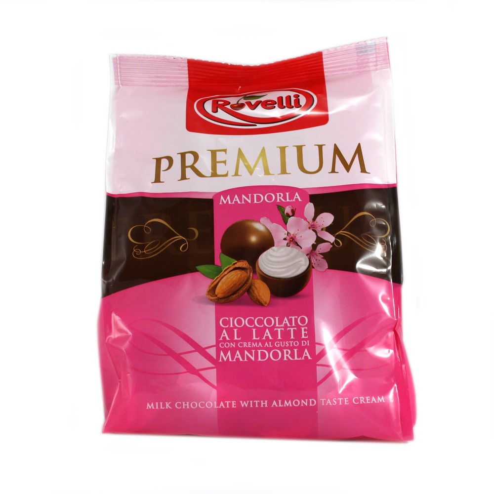 Cioccolatini Premium Rovelli con cioccolato al latte gr.200
