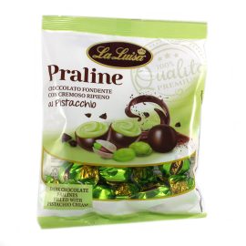 Praline cioccolato fondente e ripieno pistacchio La Luisa gr.100