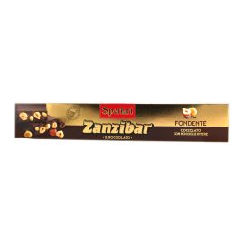 Torrone zanzibar al cioccolato fondente con nocciole intere Sperlari gr.380