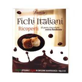 Fichi italiani ricoperti cioccolato extra fondente Dattilo gr.150