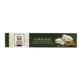 Torrone tenero Di Gennaro con pere e fave di cacao gr.150